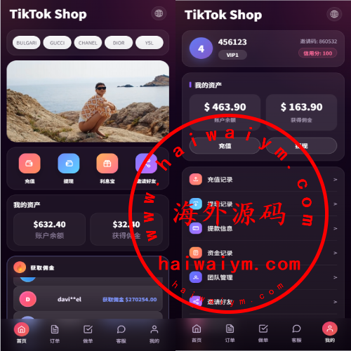 新版TIKTOK抢单刷单/打针派单/连单卡单/重置订单/JAVA刷单